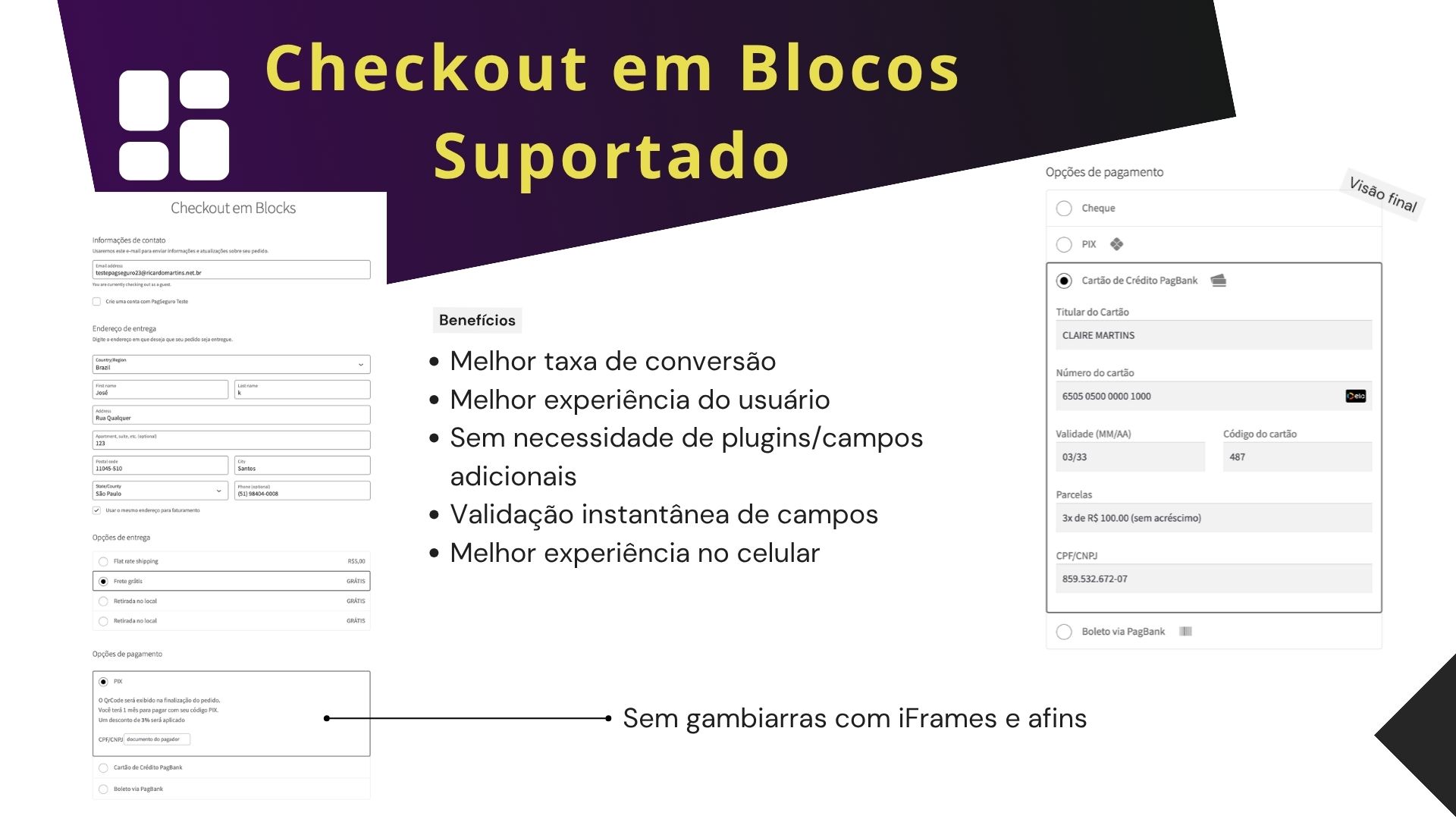 Economize tempo e aumente as vendas usando o checkout em Blocos nativo e otimizado do próprio WooCommerce