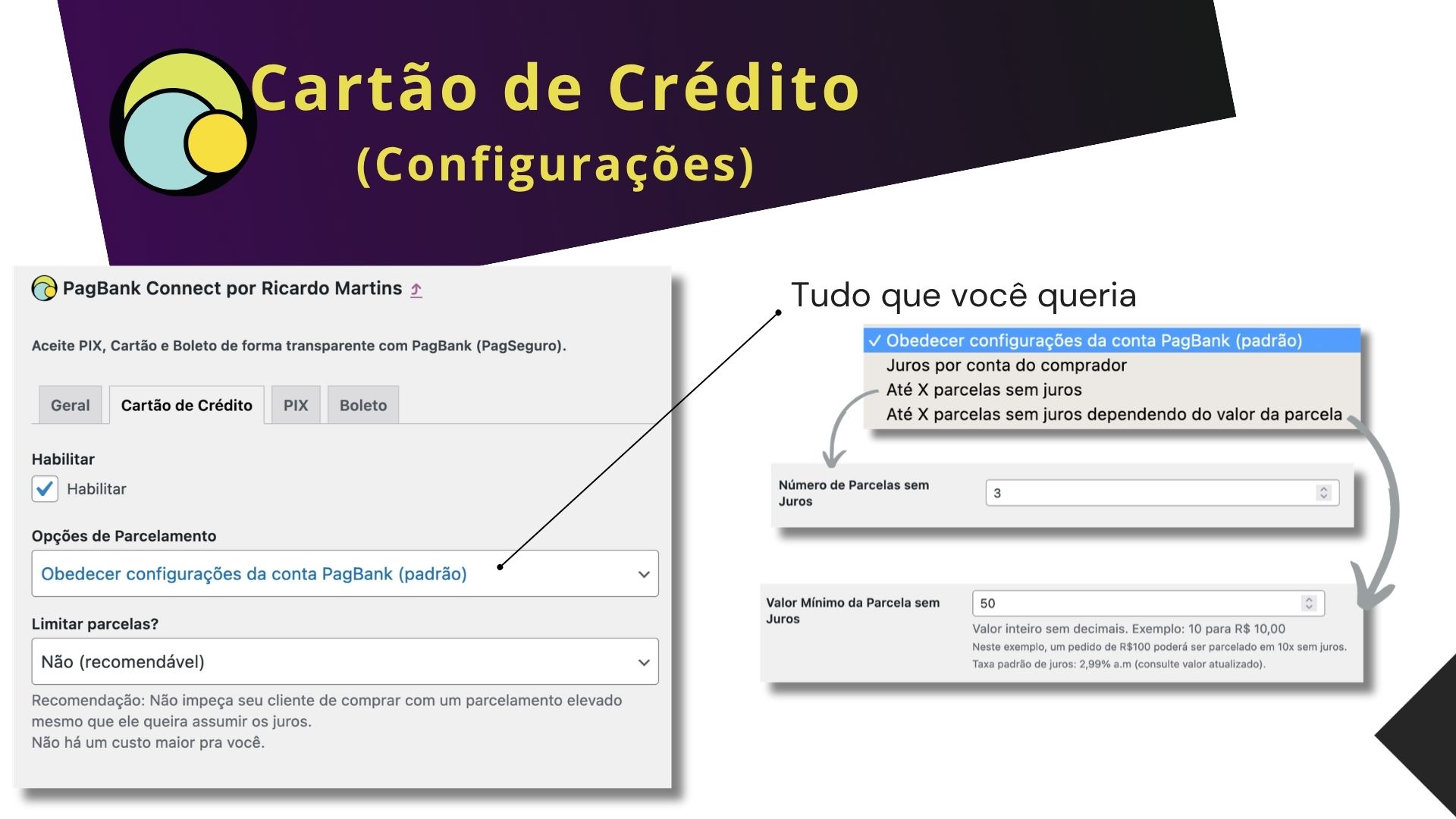 Opções de parcelamento do jeito que você precisa