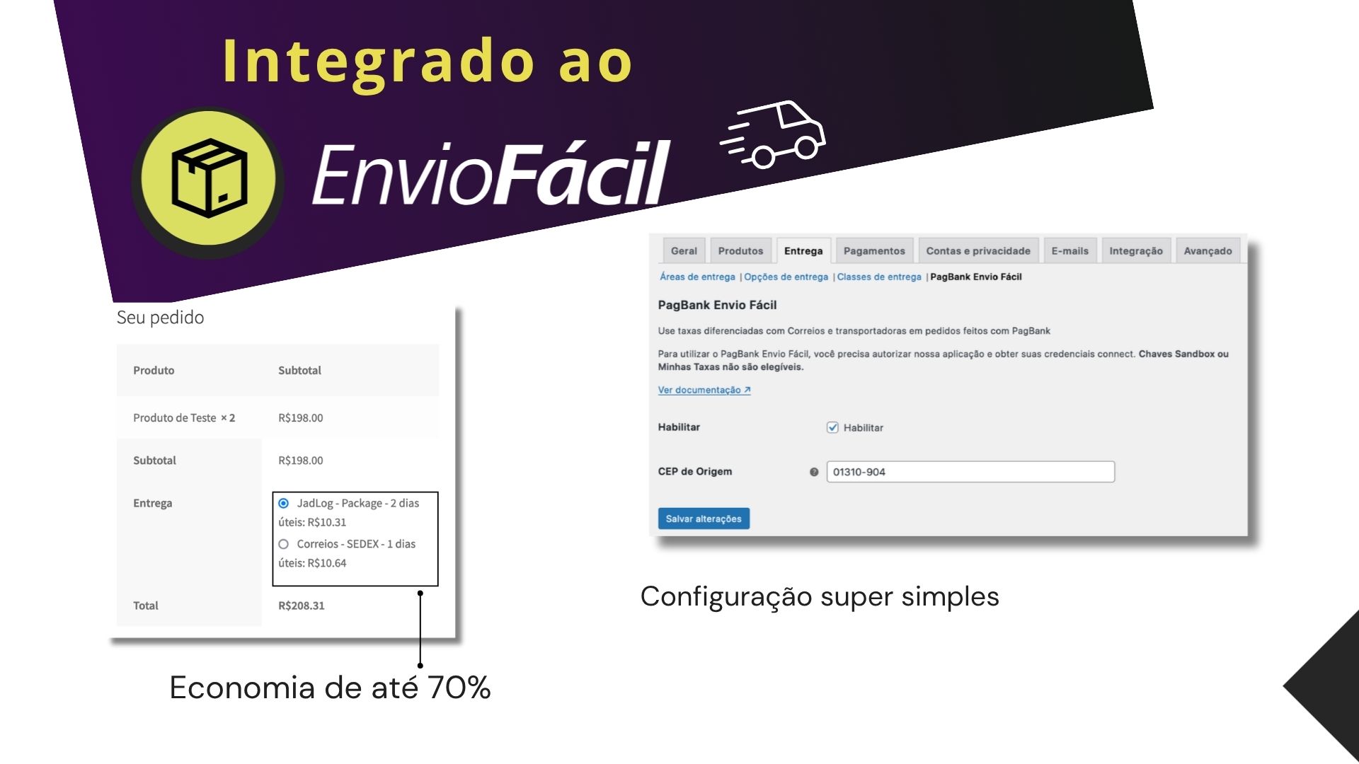 Economia no frete = mais vendas